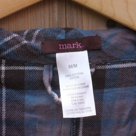 ATTRACTIVE Plaid Moto Blazer Mark. Size M Fabric Moto Jacket - Picture 3 of 4